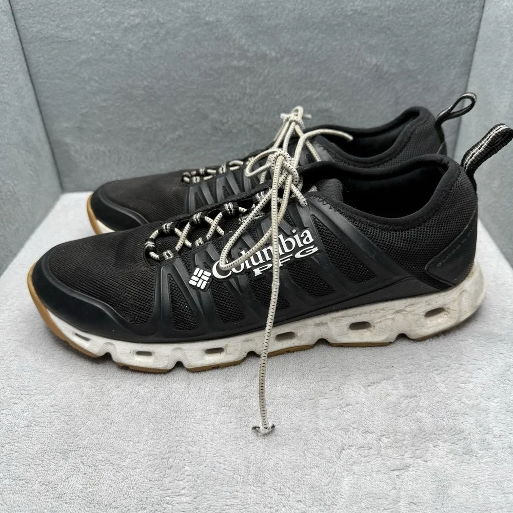 Columbia PFG Megavent II Men's Size 11 Black Mesh Fishing Water Shoes YM2471-010